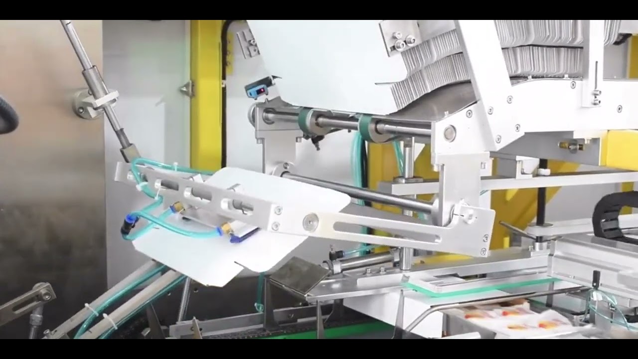 Cartoning machine:How to package Biscuits into a paper box