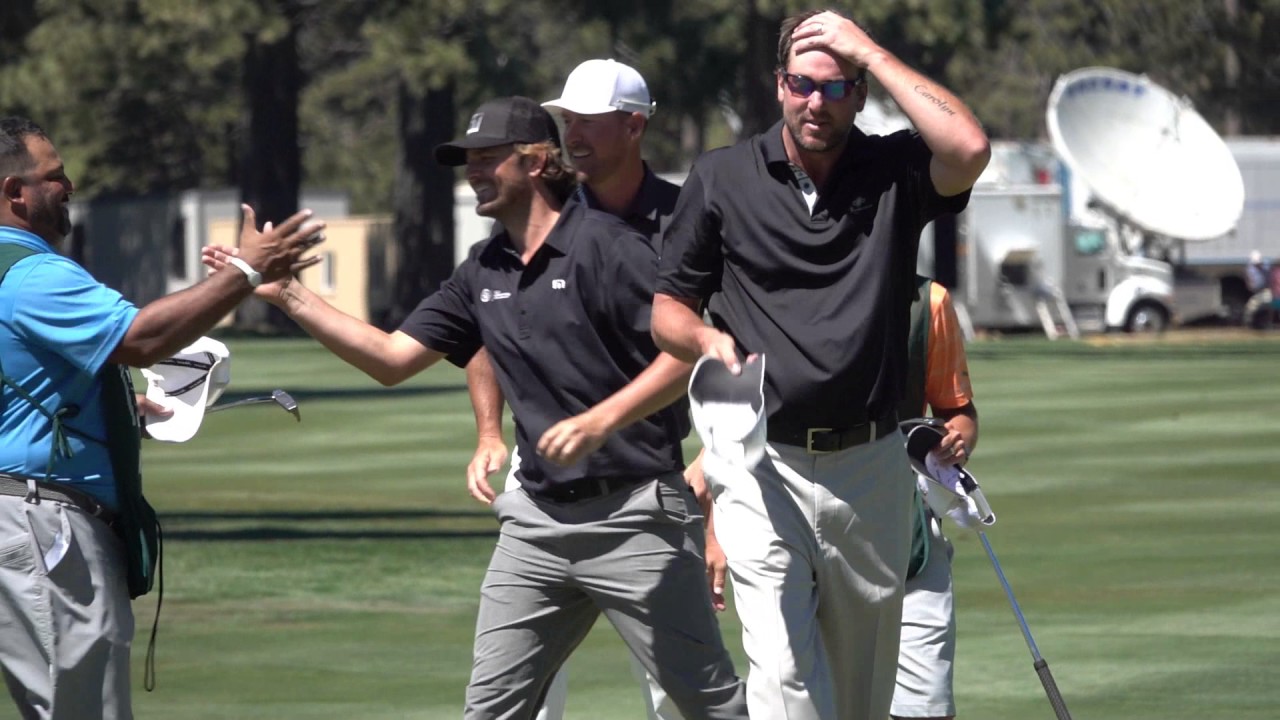 ACC 2017 Champion Mark Mulder winning putt & celebration.
