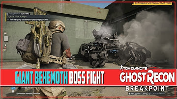 Giant Behemoth Fight Checkmate Ghost Recon Breakpoint