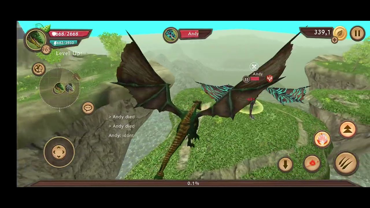 Volcanic Bullhound vs Andy the Dragon