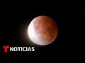Imágenes del eclipse lunar, la superluna y la luna de sangre | Noticias Telemundo