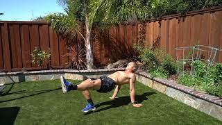 Single Leg Reverse Plank Bridge