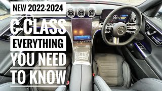 مرسيدس C-Class 2022 2023 جديدة. كل ما تحتاج إلى معرفته الميزات الداخلية والخارجية وكيفية استخدامها!