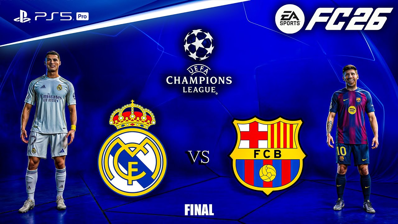 ФК 26 - Реал Мадрид против Барселоны - Роналду против Месси | Финал Лиги чемпионов УЕФА | PS5™ Pr...