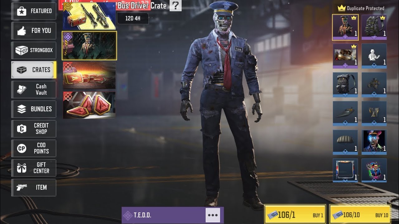 Codm Buying Bus Driver Crate Using Silver Coupons (I Got Lucky) | T.E.D ...