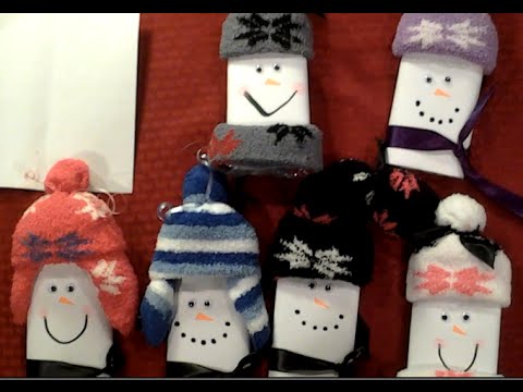 Video: DIY Popcorn Snowman