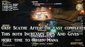 FFXIV ARR Black Mage Dps Rotation Guide