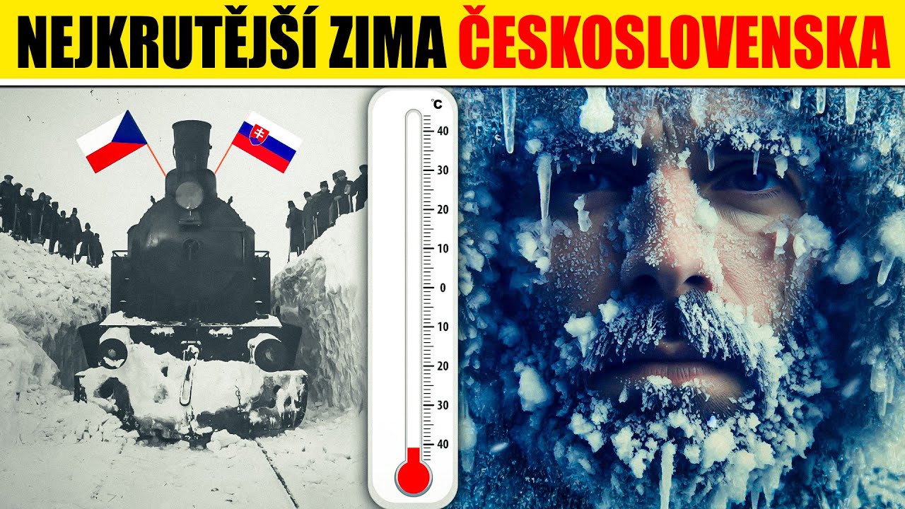 MRÁZ TISÍCILETÍ! Nejkrutější zima v dějinách Československa: Orkán, potopa, tornádo