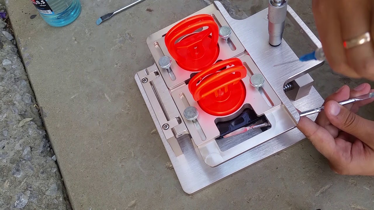 Замена дисплея Samsung A5 SM-A520F/DS - YouTube