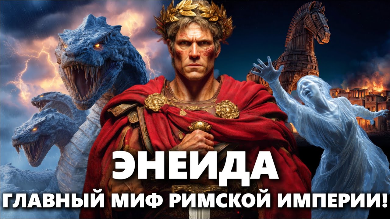 Энеида Вергилия | От Падения Трои к Рождению Древнего Рима | Лекции для сна