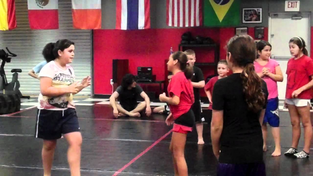 4OZ  Fight Club Kids MMA King of the Mat Takedown Drill