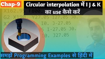 Circular Interpolation  I J & K use कैसे करे.I G02 & G03 Using Ijk #vmc #circularInterpolation#IJK