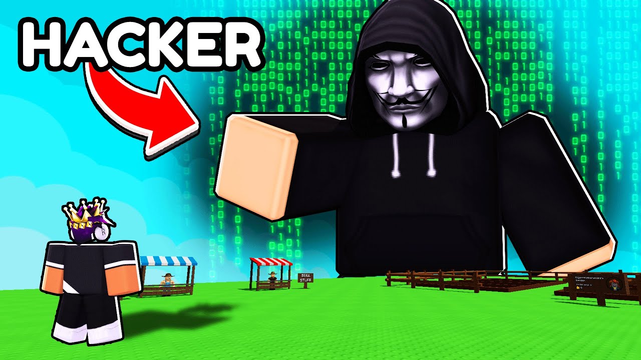 I Joined HACKED SERVER in Roblox Grow a Garden..