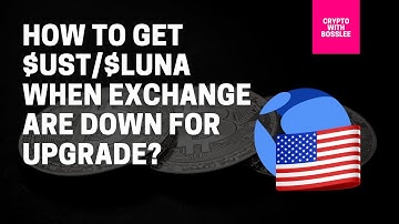 Cannot send UST Luna out from Exchange! How to get UST?