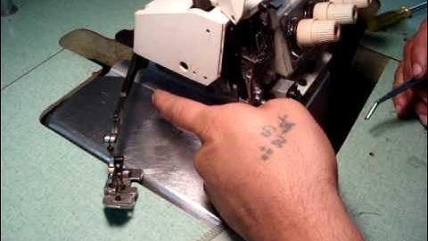 Juki MO-2500 Series 5,4 thread conversion/demonstration