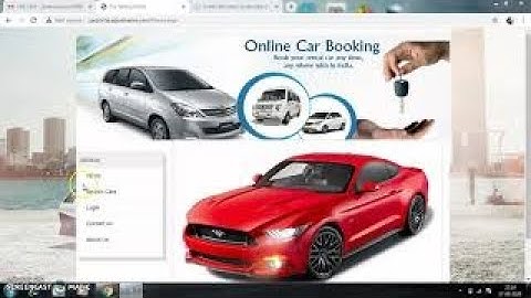 HOW TO BOOK A CAR ONLINE||ONLINE CAR BOOKING PROJECT||Projectadda