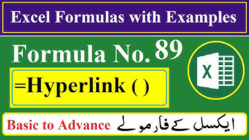 Excel Formula HYPERLINK Function