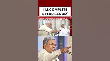 Karnataka CM Siddaramaiah Exclusive Interview With Rajdeep Sardesai: 