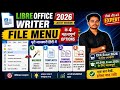 LibreOffice 2026 File Menu के 4 दमदार फीचर्स | Wizards, Templates, Compare & Combine Document