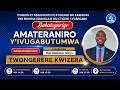 LIVE AMATERANIRO YO GUTANGIRA ISABATO N AMAVUNA MUHIMA SDA CHURCH TARIKI YA 05 06 2026 