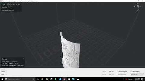 Lithophane setup on Ideamaker for CR-10 3D printer