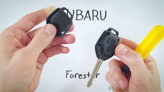 Subaru Forester Key Fob Battery Replacement (2014 - 2021)