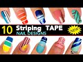 10 Striping Tape Nail Art Designs for 2020 - Part 3