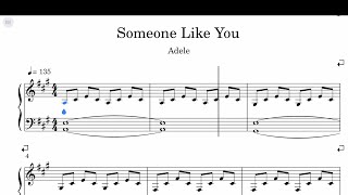 Adele - Someone Like You Sheet Music