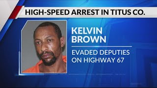 Man arrested in Titus County after pursuit, crash