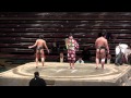 【テレビでは見られない大相撲・初っ口】 大相撲の朝一の取組　序の口最初の取組 Sumo Tournament the lowest division