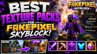 Best texture  packs for fakepixel skyblock! 