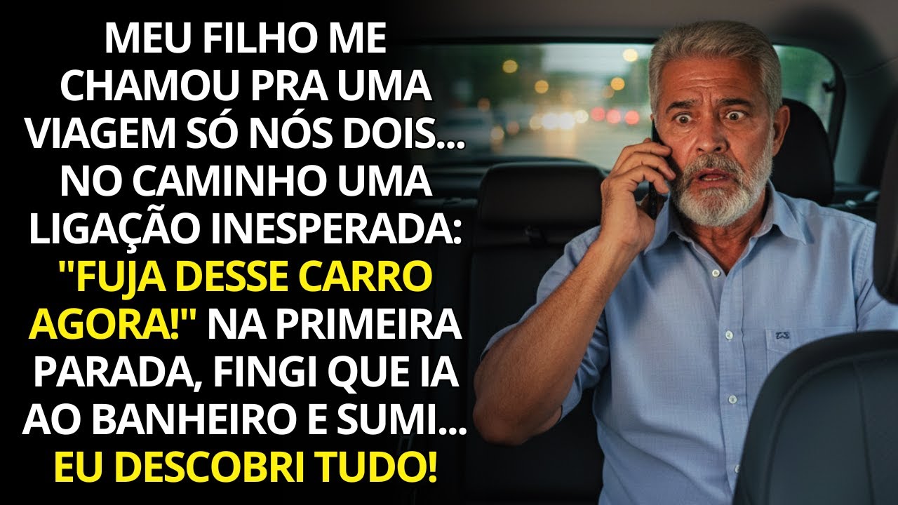 Em uma viajem com meu filho recebi uma ligação: 