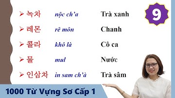 [Tập 9] 1000 Từ Vựng Tiếng Hàn Tổng Hợp Sơ Cấp 1 | 실전 한국 1000단어