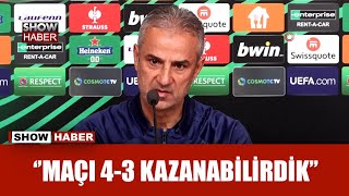 İsmail Kartal: Turu geçebileceğimize inanıyorum | Olympiakos 3-2 Fenerbahçe