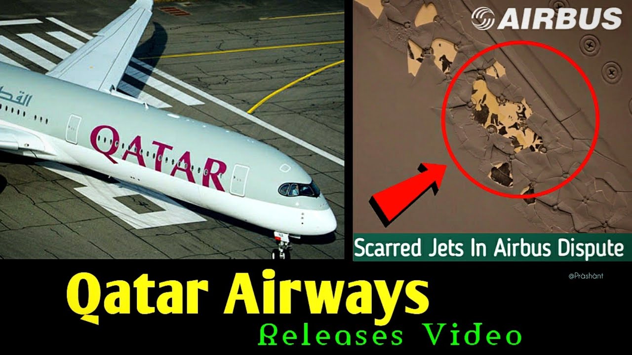 ✅Qatar Airlines Releases Videos Of Scarred Jets In Dispute With Airbus✈ | A350 Paint Row