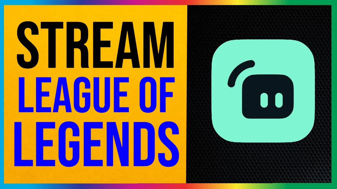 Streaming League of Legends with Streamlabs OBS 