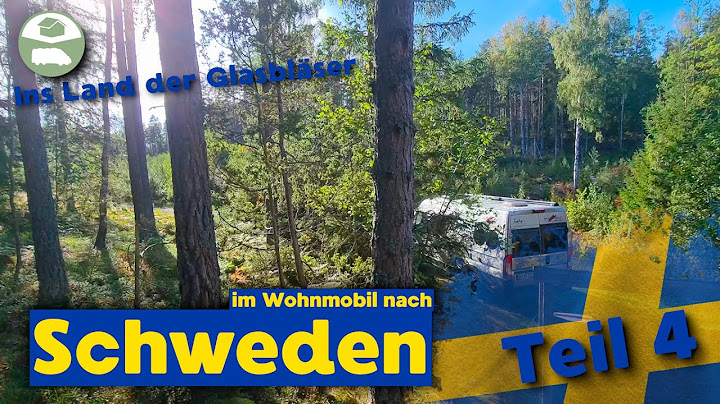 Schweden im Camper - Smålands Glasbläser