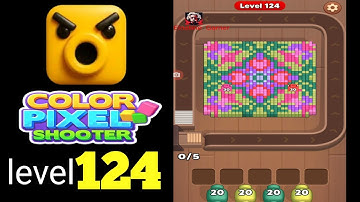 Color Pixel Shooter level 124 Super hard Walkthrough Solution