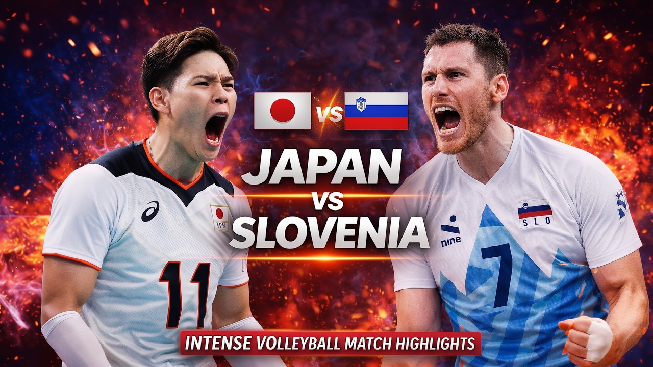 Japan vs Slovenia Epic Volleyball Battle Highlights