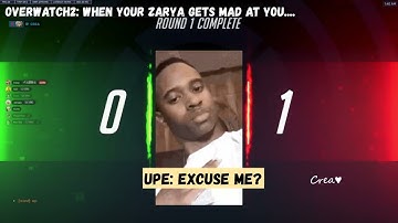 OW2: When your Zarya gets mad at you... 😅