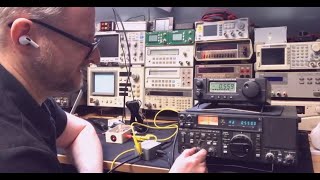 #141 Mini whip HF Active Antennas with Nasa HF-4E and Icom R70