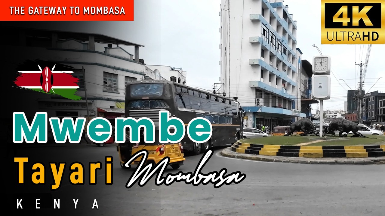 Мвембе Таяри: Ворота в Момбасу, Кения | 4К