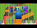 Black midi synthesia  tetris theme a final impossible remix 90000 notes  kanade tachibana