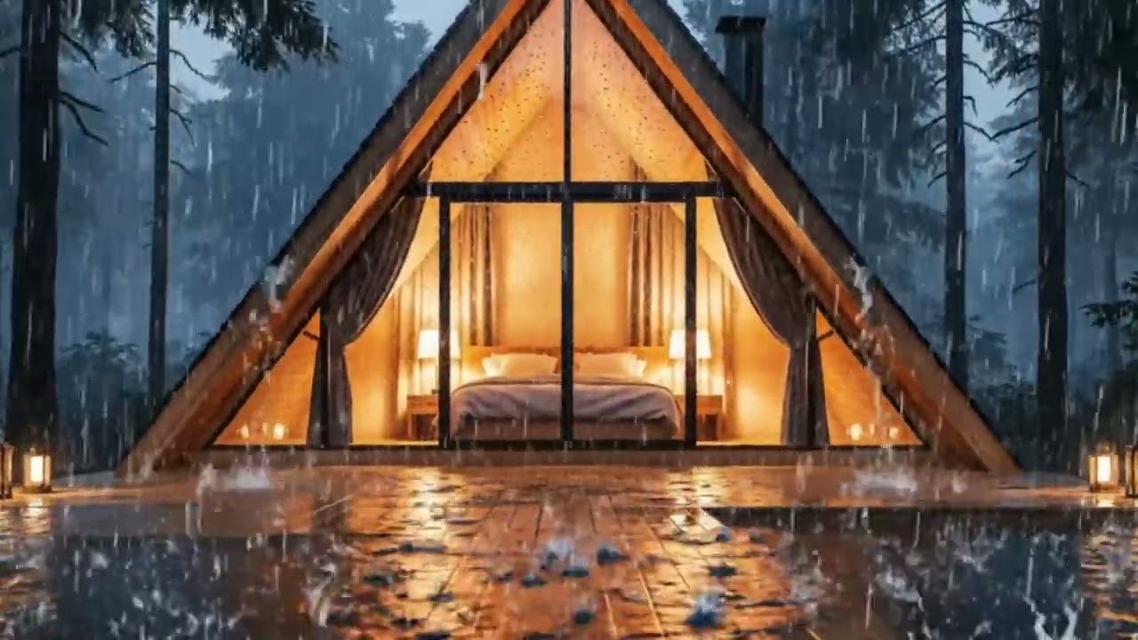 Peaceful Piano & Soft Rain - Relaxing Sleep Music + Insomnia | For Stress Relief, Anxiety and Focus.