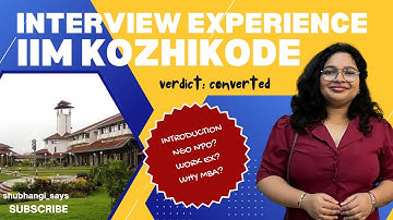 Don’t do this in your interview! IIM Kozhikode Interview experience #interview #iimk #iim #mba