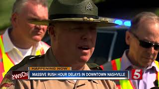 I-40, I-65 Remain Closed Overnight After Semi Hits Bridge