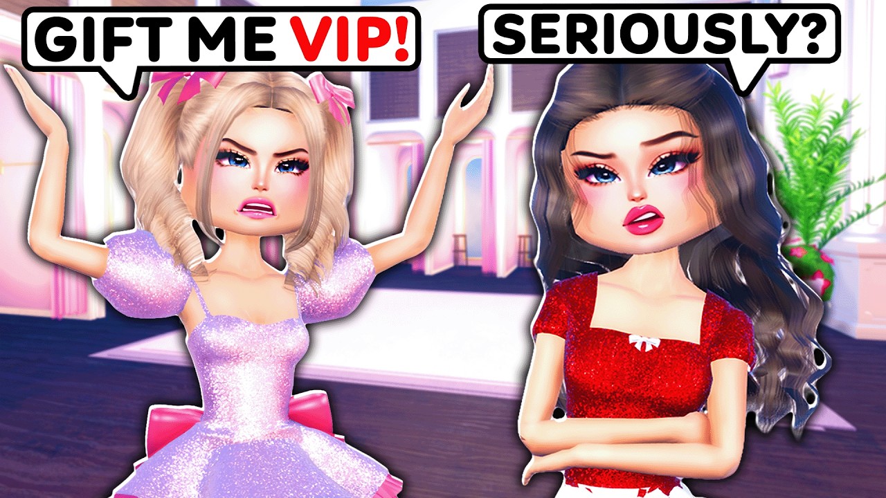 This Spoiled Brat *DEMANDED VIP*... So I Got Revenge in Dress to Impress!