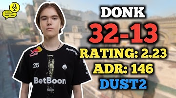 CS2 POV | DONK (32-13) FACEIT RANKED (DUST2) | VOICE COMMS