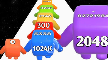 Level Up Numbers vs Annoying Uncle Punch Game - ASMR Gameplay Max Level 