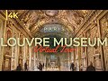 Louvre museum 4k  tour inside louvre museum paris